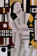 Fernard Leger The Woman who kneels painting